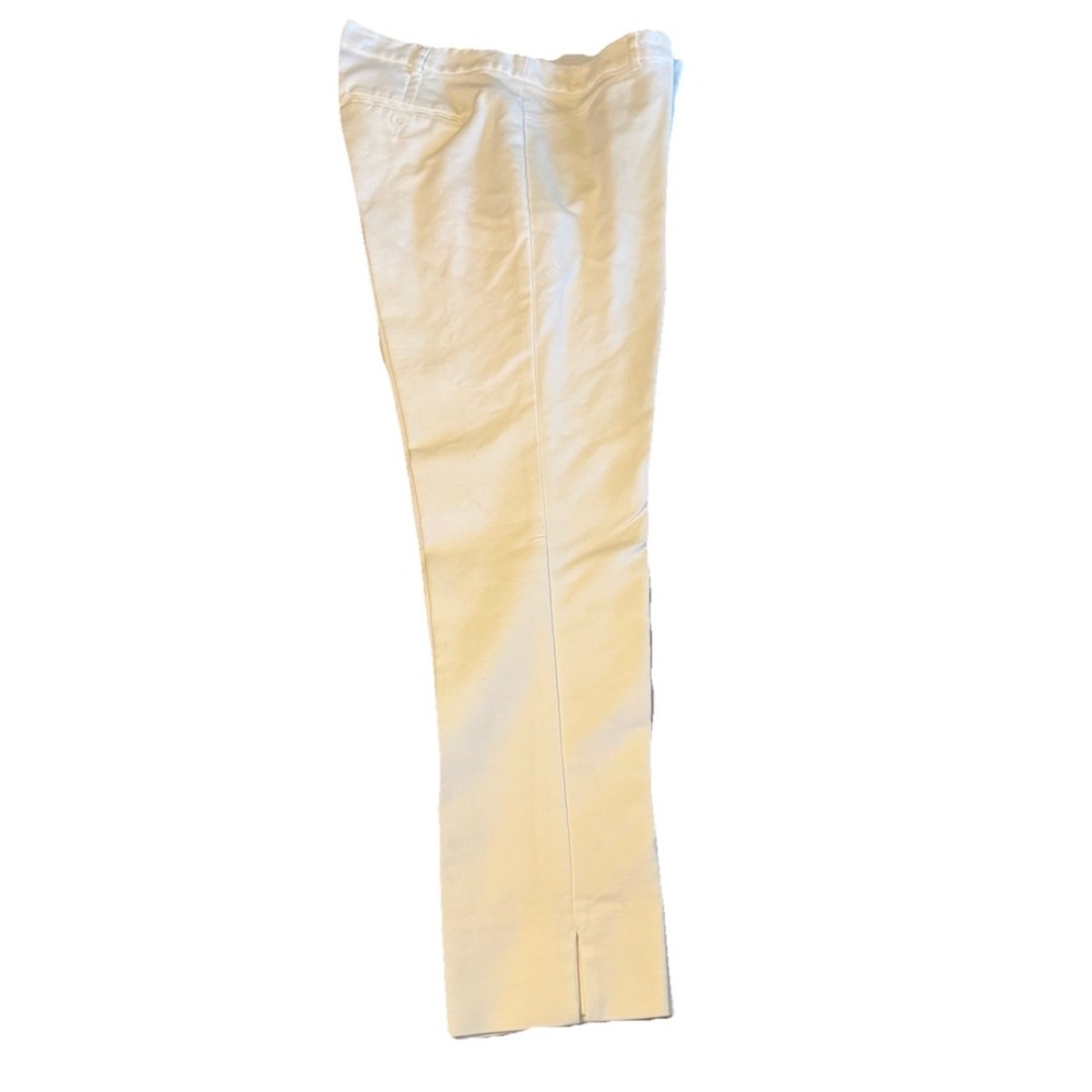Nue Options White Woman's Ankle Pants In Excellent Condition